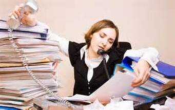 Overwhelmed business owner - bogged down by to-do list - presto virtual assistance services